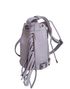 Rider Fringed Washed Bucket Bag, side view
